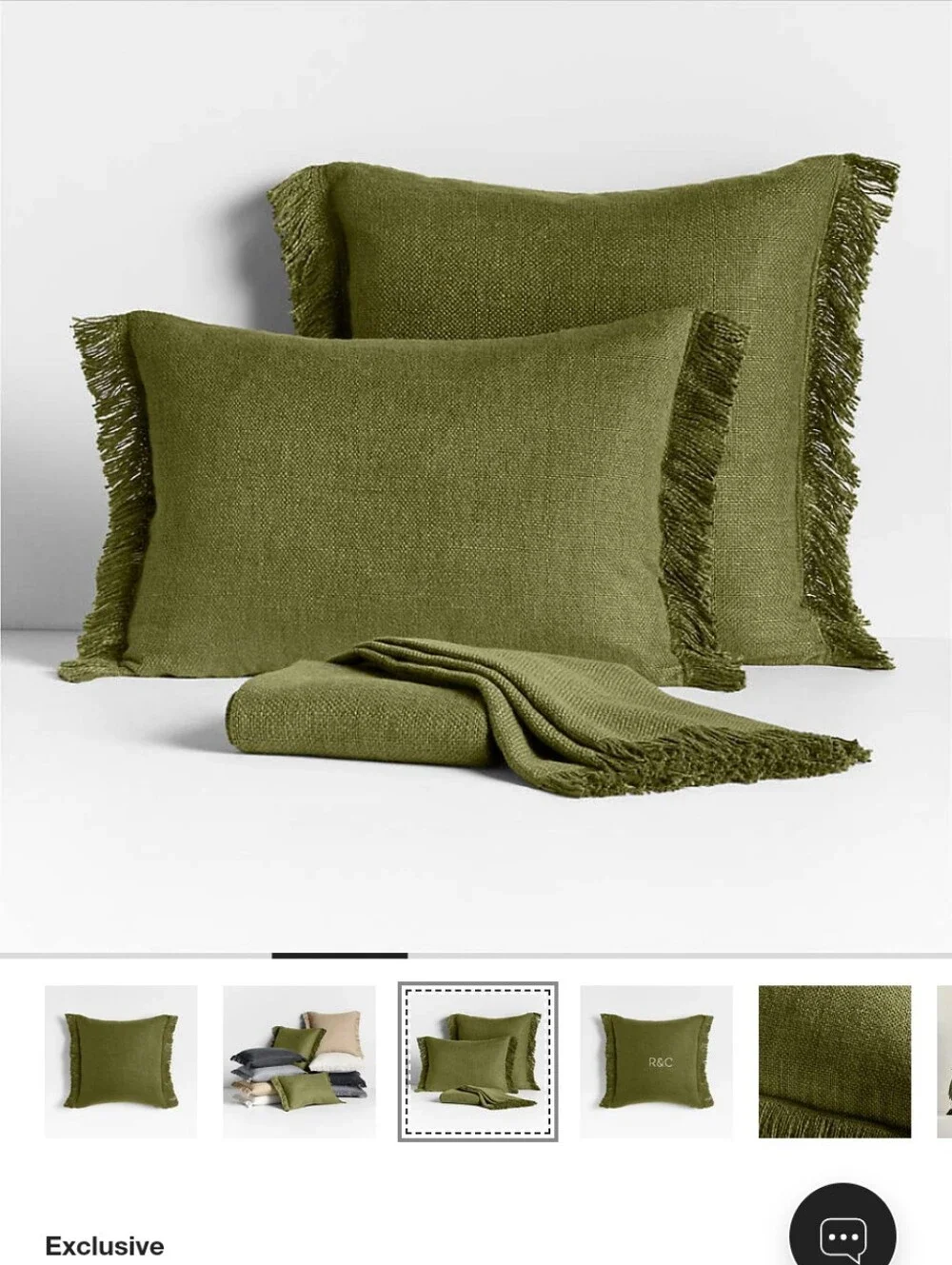 Crate & Barrel Casual Textured Fringe 23